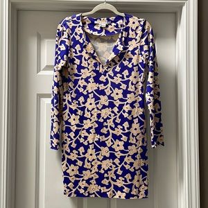 Diane Von Furstenberg‎ Reina 100% silk burma rose mini dress size 8